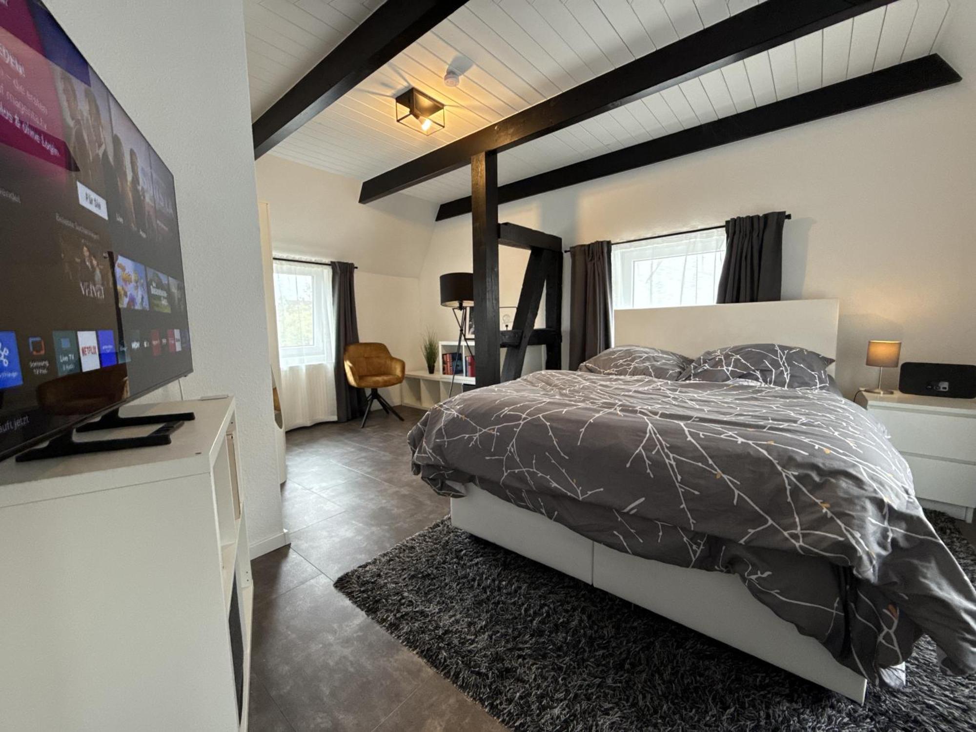 Fachwerkhaus Mit 2 Getrennten Schlafzimmern, Wohnzimmer Und Kueche Bückeburg Buitenkant foto